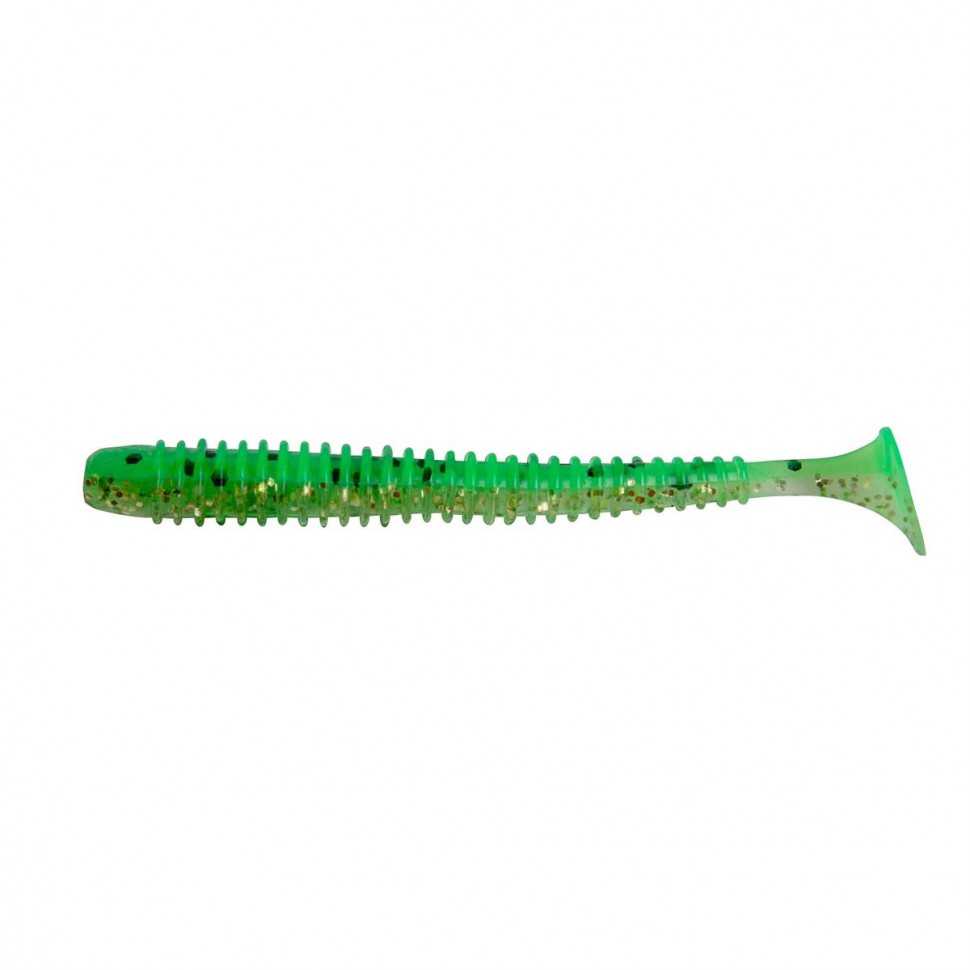 Виброхвост Helios Liny Catcher 2,35"/6 см, цвет Green Peas 12 шт HS-5-051 , 